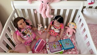 REALISTIC MORNING ROUTINE WITH TWO REBORN BABIES (LUNARA AND CEILA) screenshot 4
