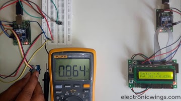 Transmit analog voltage along with switch status using xbee