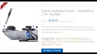 Sports Hydration Packs   Speedfil A2  Z4  Bundle