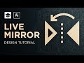 How To Make A  Symmetric Design live mirror Adobe Illustrator Tutorial