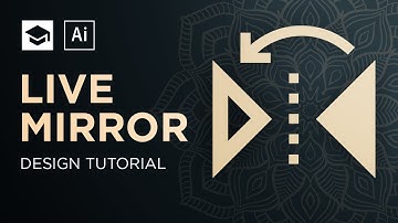 How To Make A  Symmetric Design live mirror Adobe Illustrator Tutorial