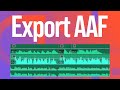 What is AAF and How to Export AAF from Premiere Pro?