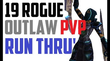 Theyzha - Level 19 Outlaw Rogue Twink PvP - WoW Legion Patch 7.0.3