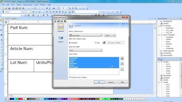 TekTip: How to Connect a Excel Spreadsheet and Access Database to your Label Template