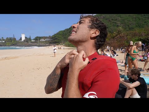 HOW WE SURVIVE SURFING 50FT WAIMEA BAY, BIGGEST SWELL OF THE SEASON!