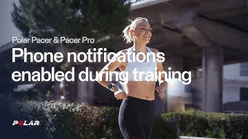 Polar Pacer & Pacer Pro | Phone notifications enabled during training