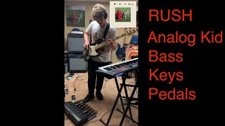 Rush - The Analog Kid Bass/Keys/Pedals Cover