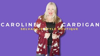 Caroline Cardigan perfect length print preview by @LuLaRoe