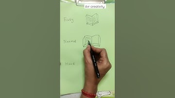 How to draw a book easy to hard tutorial#shortsvideo#shortsfeed #viral #easydrawing