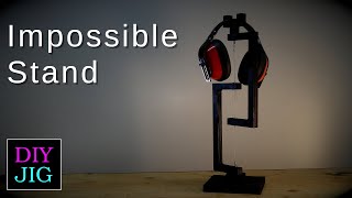 Incredible Tensegrity Headphone Stand  DIY JIG