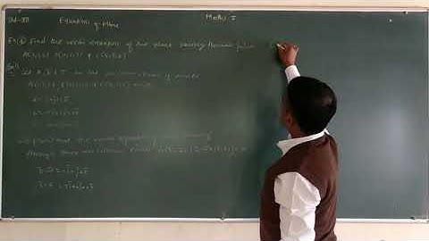 Line and Plane; lecture 11 by Atul Limgude sir