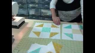 How to make a Shoo-Fly block using 5" squares - Quilting Tips & Techniques 092