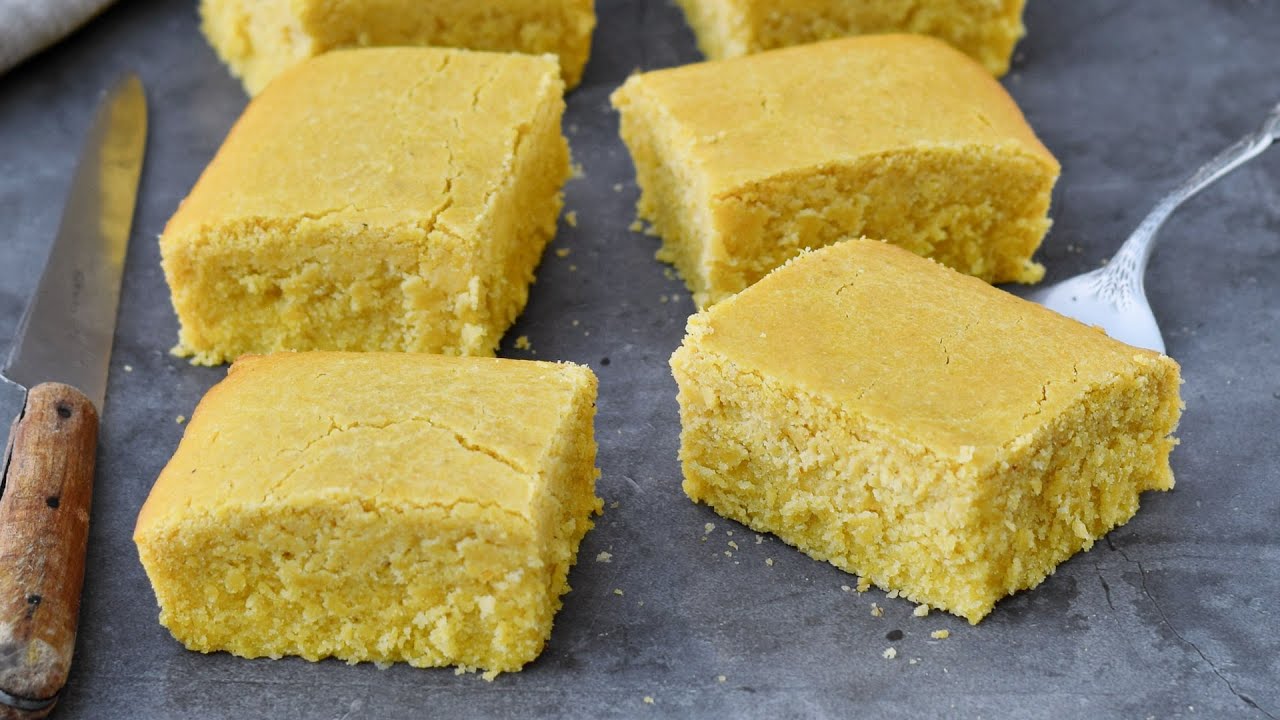 Moist Vegan Cornbread GlutenFree Recipe YouTube