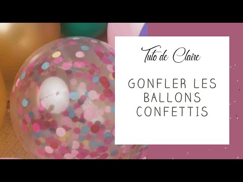 Tuto de Claire] Comment coller les confettis des ballons confettis