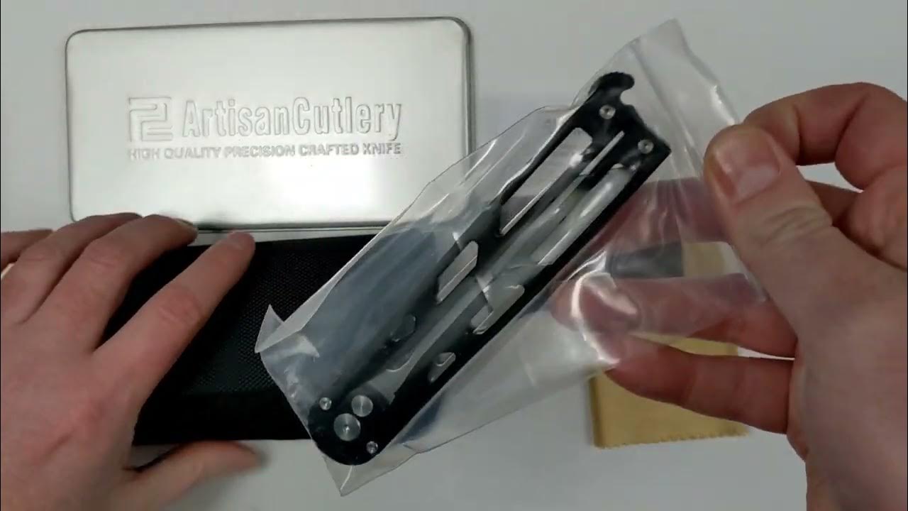 Artisan Cutlery 1823G Series Tool Butterfly Knife Trainer YouTube