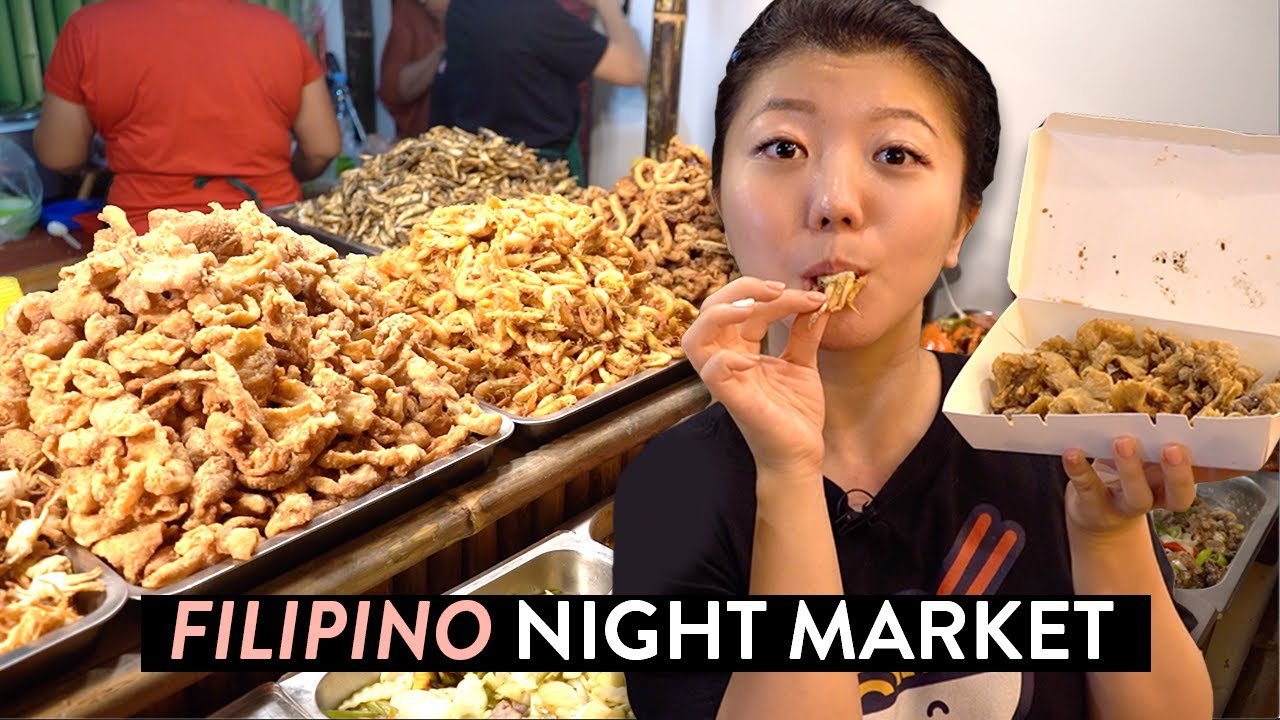 Eating at NEW PHILIPPINES NIGHT MARKET 😍! Pampanga Filipino Food Tour
