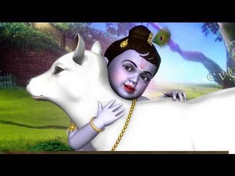 Tharangam Tharangam 3D Animation  Rhymes - Krishna Songs