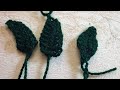 Crochet leaf tutorial 🧶❤️