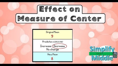 Effect on Measure of Center