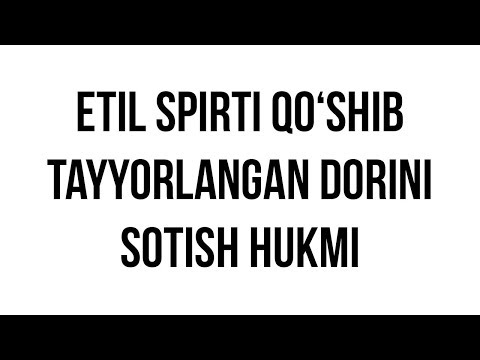 Video: Etil Spirtini Qanday Olish Mumkin