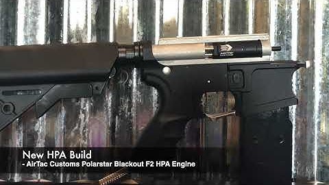 New HPA build. Powered with AirTac Customs x Polarstar F2 engine.