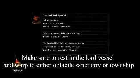 Ds1 remastered wrong warp glitch (skip all lord souls straight to kiln of the first flame)