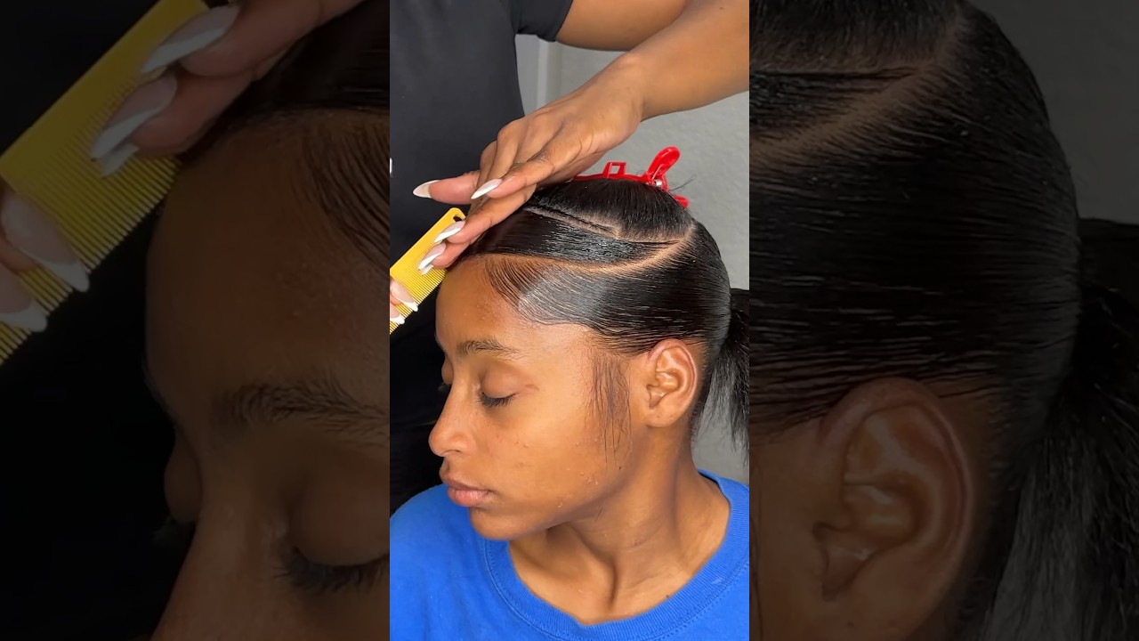The Detailed Extended Version of this Sleek Ponytail is available on my channel NOW! #sleekponytail