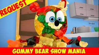 'Mirror Mirror' Gummibär made of Real Gummy Bears!  Gummy Bear Show MANIA