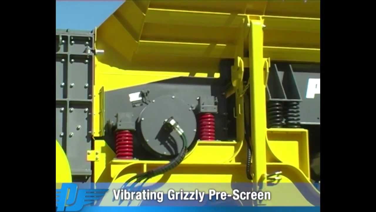 Parker HS1112 Tracked Impact Crusher in Operation