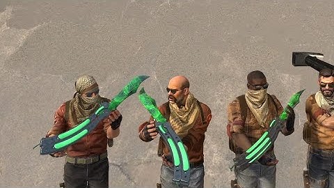 CS2现在的刀皮价格 be like：