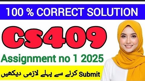 CS409 ASSIGNMENT 1 FALL 2025 ||CS409 SOLUTION 2025||#cs409 