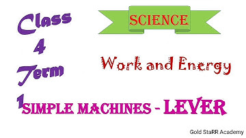 4th Standard| Science |Work and Energy | Levers