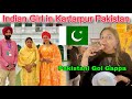 Indian girl in kartarpur corridor pakistan  gol gappa pakistani suit  market travel with jo
