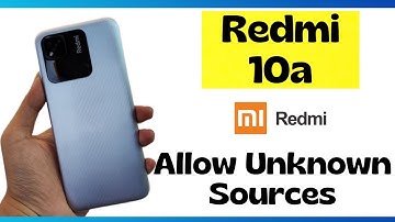 How to Allow Unknown Sources in Redmi 10a || install unknown sources ( 220233L2C)