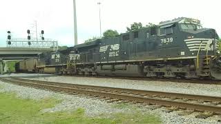 NS Empty Coal Train heads Westbound out of Lamberts Point Coal Terminals in Norfolk