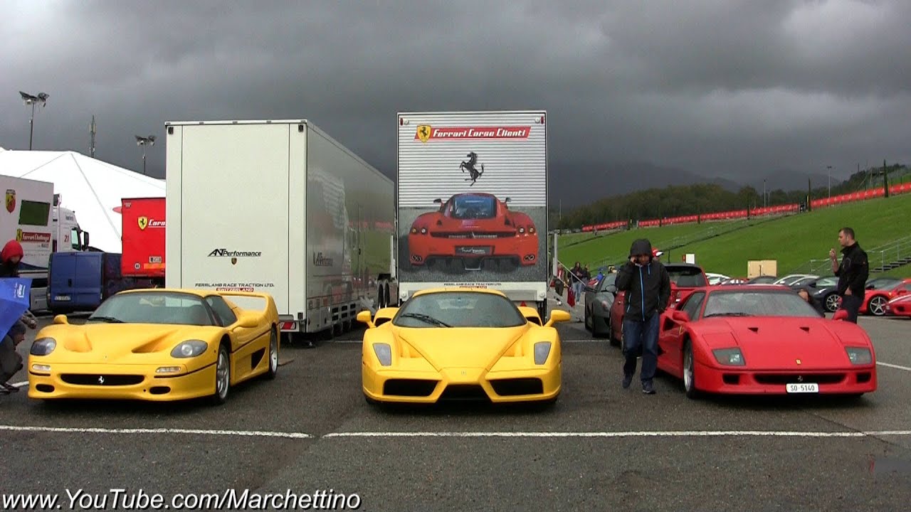 Unloading the Beasts: Ferrari Enzo, F50 and F40 - YouTube