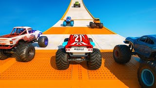 Ultimate Monster Truck Challenge - Real Ramp Car Racing 3D - Android Gameplay screenshot 4