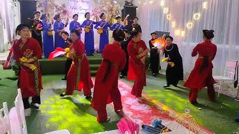múa chầu then mừng lễ vu quy  tại lộc bình , clb hát then đàn tính xã khánh xuân