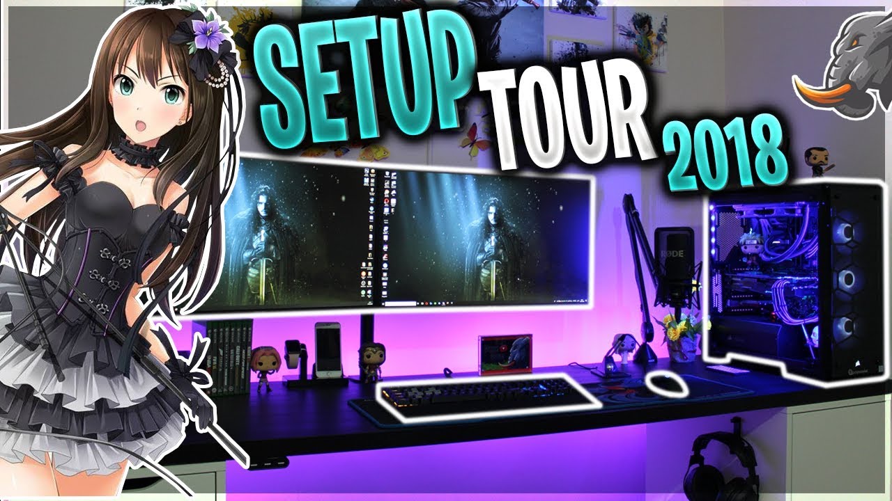 🌟 My Epic Desk Tour | 2018 💖🎮