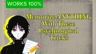 The Psychological Tricks That Make You Remember Everything! 🤯