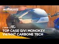 Test du top case givi monokey v47nnt carbone tech reflecteur fume par christophe client motoblouz