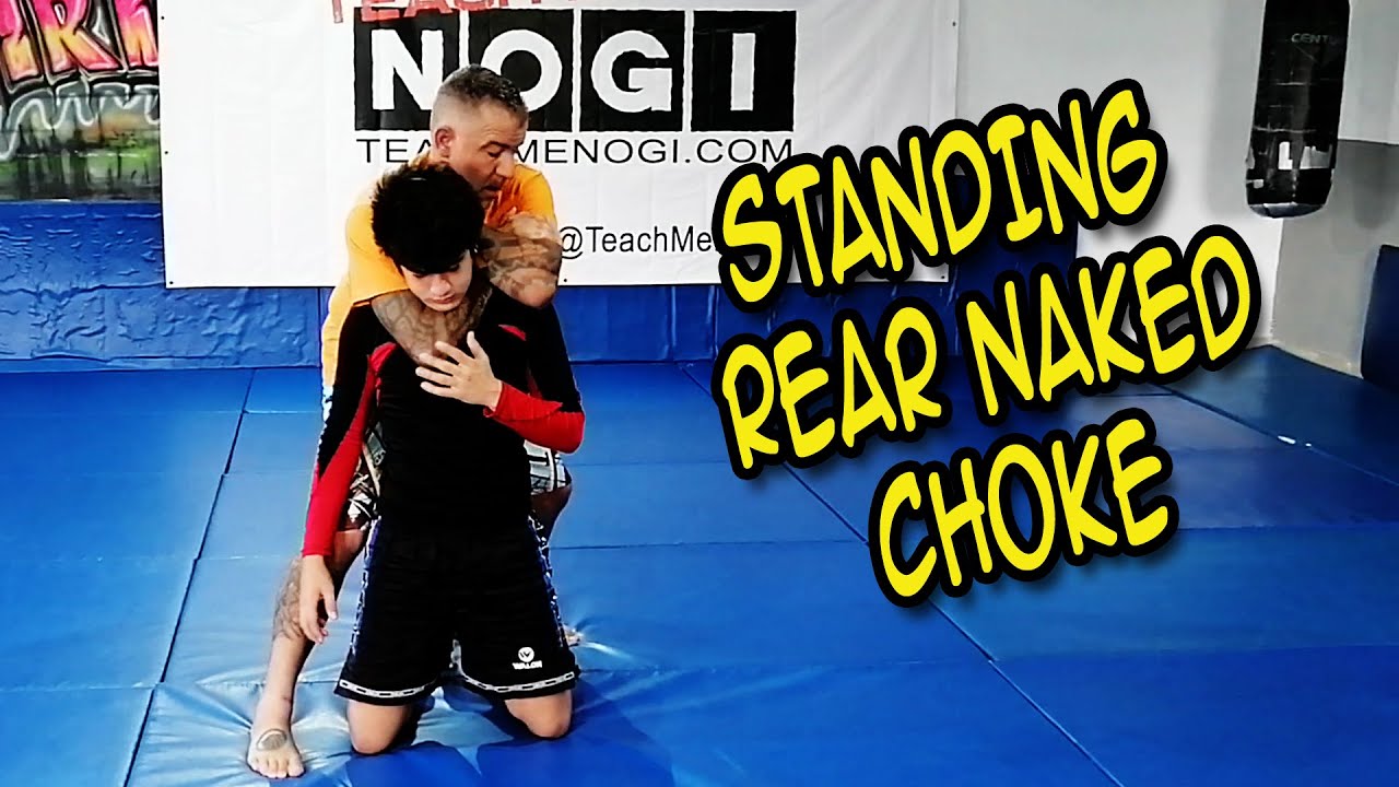 BJJ Fundamentals Rear Naked Choke from Standing (RNC) NoGi Street