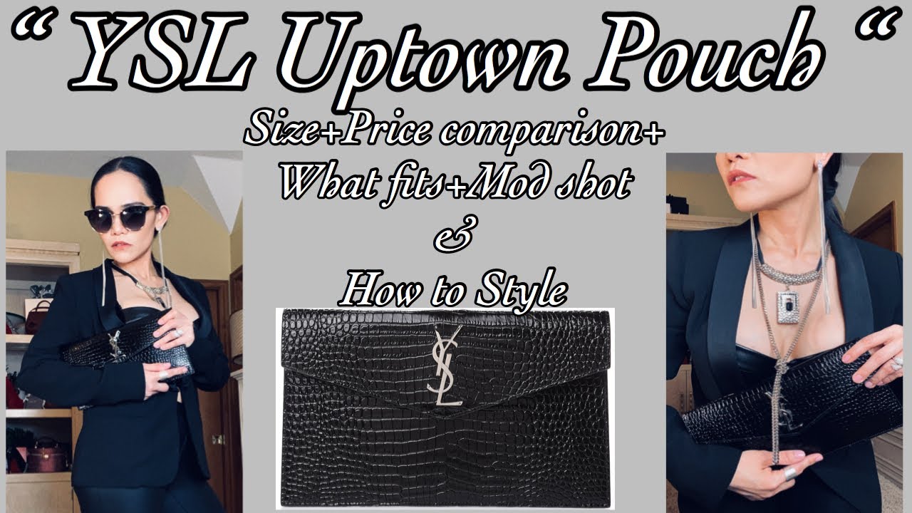 YSL UPTOWN POUCH 1 YEAR REVIEW // What Fits, Pros & Cons, Modshots