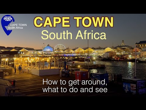 Cape Town, South Africa. - Cruise Terminal, Waterfront, Mandela, Penguins, Table Mountain and Wine