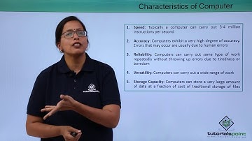 Features of Computer