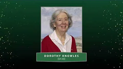 Dorothy Knowles (BA'48), 2019 USask Alumni Achieve...