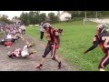 High school football action clips in North Bay, Ontario, Canada