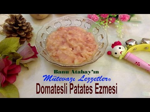 Domatesli Patates Ezmesi (Bebek Mama Tarifleri)