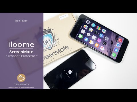 iloome ScreenMate iPhone6 Protector (아일룸 스크린메이트 아이폰6 강화유리 부착리뷰)