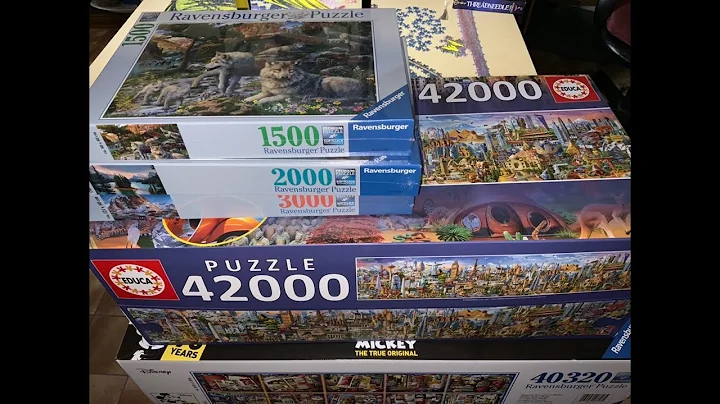 Ravensburger and Educa 42000 piece Puzzle Haul 25!